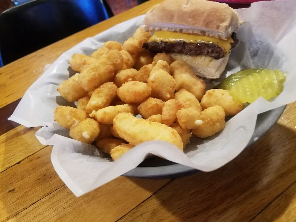Cheeseburger and Cheese Curds