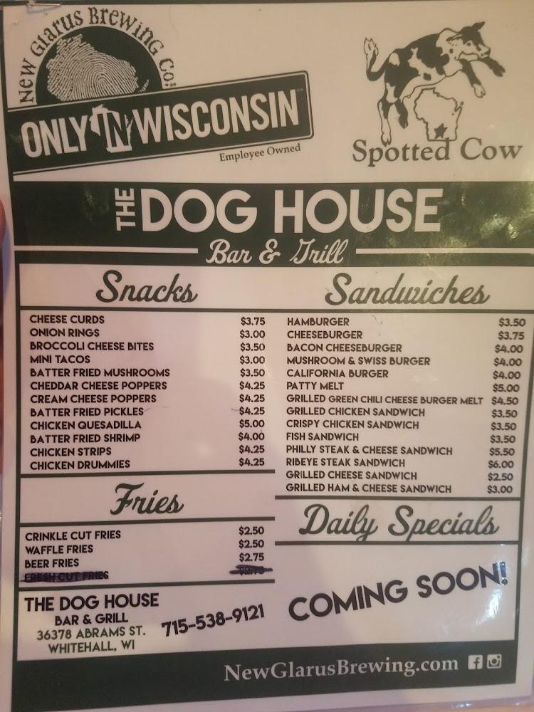 The Dog House Bar And Grill Menu image 3