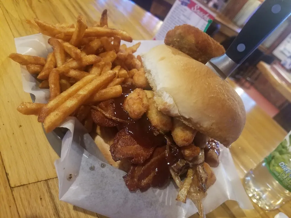 Tank Burger and Fries